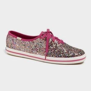 NWOT KATE SPADE Keds x Kate Spade New York Womens Champion Glitter Sneaker | 9.5
